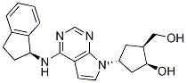 (1S,2S,4R)-4-[4-[[(1S)-2,3-Dihydro-1H-inden-1-yl]aMino]-7H-pyrrolo[2,3-d]pyriMidin-7-yl]-2-hydroxy-cyclopentaneMethanol CAS#: 905580-90-7