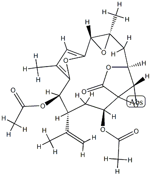 (1S,2S,4R,5R,10S,12R,14S,15S)-2,5-Bis(acetyloxy)-7,12-dimethyl-4-(1-methylethenyl)-11,16,18,19-tetraoxapentacyclo[12.2.2.16,9.01,15.010,12]nonadeca-6,8-diene-17-one CAS#: 99552-26-8