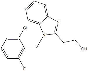 2-[1-(2-chloro-6-fluorobenzyl)-1H-benzimidazol-2-yl]ethanol CAS#: 923145-53-3
