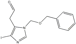 2-(1-(benzyloxymethyl)-4-iodo-1H-imidazol-5-yl)acetaldehyde CAS#: 949492-70-0