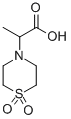 2-(1,1-DIOXIDOTHIOMORPHOLIN-4-YL)PROPANOIC ACID CAS#: 99767-34-7