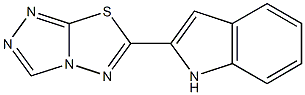 2-([1,2,4]triazolo[3,4-b][1,3,4]thiadiazol-6-yl)-1H-indole CAS#: 929961-64-8