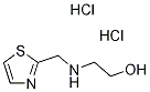 2-[(1,3-Thiazol-2-ylmethyl)amino]ethanol dihydrochloride CAS#: 915923-11-4
