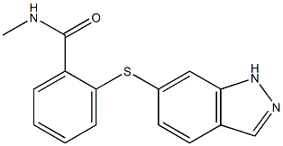 2-(1H-indazol-6-ylthio)-N-Methyl- BenzaMide CAS#: 944835-85-2
