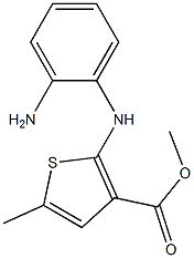 2-[(2-AMinophenyl)aMino]-5-Methyl-3-thiophenecarboxylic Acid Methyl Ester CAS#: 948550-95-6