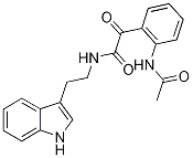 2-[2-(Acetylamino)phenyl]-N-[2-(1H-indol-3-yl)-ethyl]-2-oxoacetamide CAS#: 903446-43-5