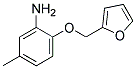 2-(2-FURYLMETHOXY)-5-METHYLANILINE CAS#: 946715-63-5