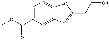 2-(2-Hydroxy-ethyl)-benzofuran-5-carboxylic acid methyl ester CAS#: 935534-29-5