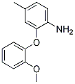 2-(2-METHOXYPHENOXY)-4-METHYLANILINE CAS#: 946683-35-8