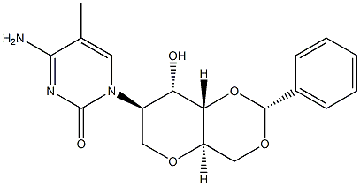 2-(2-aMino-6-chloro-9H-purin-9-yl)-1,5-anhydro-2-deoxy-4,6-O-[(R)-phenylMethylene]-D-Altritol CAS#: 937031-52-2