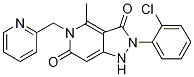2-(2-chlorophenyl)-4-Methyl-5-(pyridin-2-ylMethyl)-1H-pyrazolo[4,3-c]pyridine-3,6(2H,5H)-dione CAS#: 955272-06-7