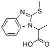 2-[2-(methylthio)-1H-benzimidazol-1-yl]propanoic acid CAS#: 928712-24-7