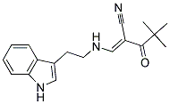 2-(2,2-DIMETHYLPROPANOYL)-3-((2-INDOL-3-YLETHYL)AMINO)PROP-2-ENENITRILE CAS#: 914636-36-5
