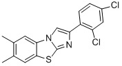 2-(2,4-DICHLOROPHENYL)-6,7-DIMETHYLIMIDAZO[2,1-B]BENZOTHIAZOLE CAS#: 941501-03-7