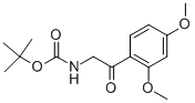[2-(2,4-DIMETHOXY-PHENYL)-2-OXO-ETHYL]-CARBAMIC ACID TERT-BUTYL ESTER CAS#: 912762-41-5