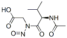 2-[[(2R)-2-acetamido-3-methyl-butanoyl]-nitroso-amino]acetic acid CAS#: 99152-10-0