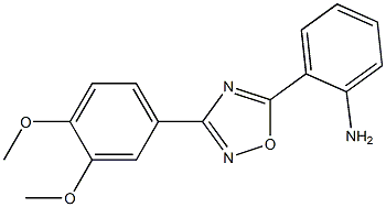 2-(3-(3,4-dimethoxyphenyl)-1,2,4-oxadiazol-5-yl)aniline CAS#: 946745-03-5