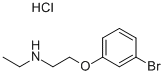 [2-(3-BROMOPHENOXY)ETHYL]ETHYLAMINE HYDROCHLORIDE CAS#: 915920-60-4