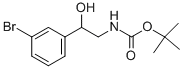 [2-(3-BROMOPHENYL)-2-HYDROXYETHYL]-CARBAMIC ACID 1,1-DIMETHYLETHYL ESTER CAS#: 910309-46-5