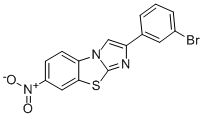 2-(3-BROMOPHENYL)-7-NITROIMIDAZO[2,1-B]BENZOTHIAZOLE CAS#: 940438-68-6