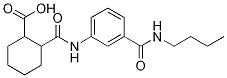 2-({3-[(BUTYLAMINO)CARBONYL]ANILINO}CARBONYL)-CYCLOHEXANECARBOXYLIC ACID CAS#: 940468-56-4