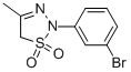 2-(3-Bromo-phenyl)-4-methyl-2,5-dihydro-[1,2,3]thiadiazole 1,1-dioxide CAS#: 908333-93-7