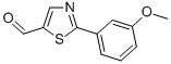 2-(3-METHOXY-PHENYL)-THIAZOLE-5-CARBALDEHYDE CAS#: 915923-79-4