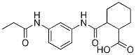 2-{[3-(PROPIONYLAMINO)ANILINO]-CARBONYL}CYCLOHEXANECARBOXYLIC ACID CAS#: 925194-02-1