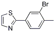 2-(3-broMo-4-Methylphenyl)thiazole CAS#: 903522-18-9