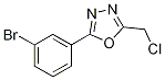 2-(3-bromophenyl)-5-(chloromethyl)-1,3,4-oxadiazole CAS#: 944391-84-8