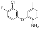 2-(3-chloro-4-fluorophenoxy)-4-methylaniline CAS#: 946774-33-0