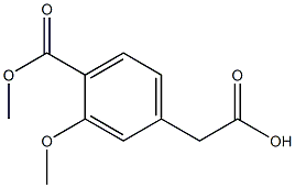 2-(3-methoxy-4-(methoxycarbonyl)phenyl)aceticacid CAS#: 99470-00-5