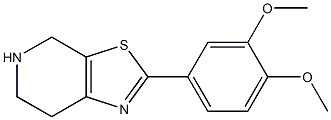 2-(3,4-Dimethoxy-phenyl)-4,5,6,7-tetrahydro-thiazolo[5,4-c]pyridine CAS#: 919747-15-2