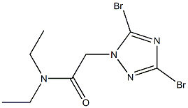 2-(3,5-dibromo-1H-1,2,4-triazol-1-yl)-N,N-diethylacetamide CAS#: 919259-91-9