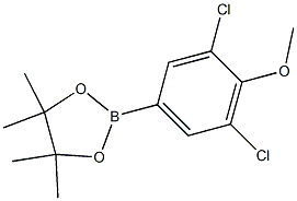 2-(3,5-dichloro-4-methoxyphenyl)-4,4,5,5-tetramethyl-1,3,2-dioxaborolane CAS#: 942069-69-4