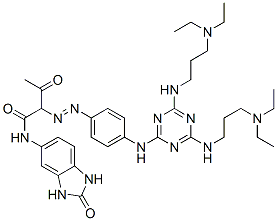 2-[[4-[[4,6-bis[[3-(diethylamino) propyl]amino]-1,3,5-triazin-2-yl]amino]phenyl] azo]-N-(2,3-dihydroButanamide CAS#: 98809-11-1