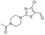2-(4-ACETYLPIPERAZIN-1-YL)-4-CHLOROTHIAZOLE-5-CARBALDEHYDE CAS#: 914348-66-6