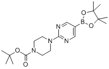 2-(4-BOC-PIPERAZIN-1-YL)PYRIMIDINE-5-BORONIC ACID PINACOL ESTER CAS#: 940284-98-0
