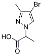2-(4-BROMO-3-METHYL-PYRAZOL-1-YL)-PROPIONIC ACID CAS#: 925200-46-0