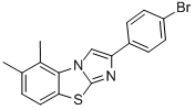 2-(4-BROMOPHENYL)-5,6-DIMETHYLIMIDAZO[2,1-B]BENZOTHIAZOLE CAS#: 940399-66-6