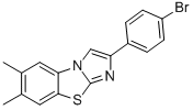2-(4-BROMOPHENYL)-6,7-DIMETHYLIMIDAZO[2,1-B]BENZOTHIAZOLE CAS#: 941831-80-7