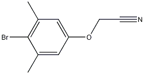 2-(4-Bromo-3,5-dimethylphenoxy)acetonitrile CAS#: 951918-29-9