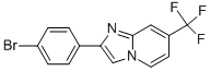 2-(4-Bromo-phenyl)-7-trifluoromethyl-imidazo[1,2-a]pyridine CAS#: 944580-92-1