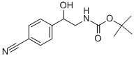 [2-(4-CYANO-PHENYL)-2-HYDROXY-ETHYL]-CARBAMIC ACID TERT-BUTYL ESTER CAS#: 939757-28-5