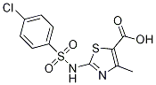 2-{[(4-Chlorophenyl)sulfonyl]amino}-4-methyl-1,3-thiazole-5-carboxylic acid CAS#: 951921-89-4