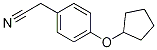 2-[4-(Cyclopentyloxy)phenyl]acetonitrile CAS#: 900137-13-5