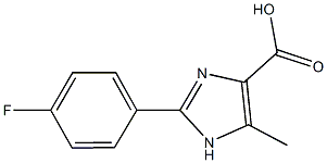 2-(4-FLUOROPHENYL)-5-METHYL-3H-IMIDAZOLE-4-CARBOXYLIC ACID CAS#: 933751-61-2