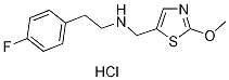 [2-(4-Fluorophenyl)ethyl][(2-methoxy-1,3-thiazol-5-yl)methyl]amine hydrochloride CAS#: 937662-89-0