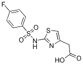 (2-{[(4-Fluorophenyl)sulfonyl]amino}-1,3-thiazol-4-yl)acetic acid CAS#: 926202-75-7