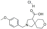 2-(4-METHOXY-BENZYL)-8-OXA-2-AZA-SPIRO[4.5]DECANE-4-CARBOXYLIC ACID HYDROCHLORIDE CAS#: 939761-72-5